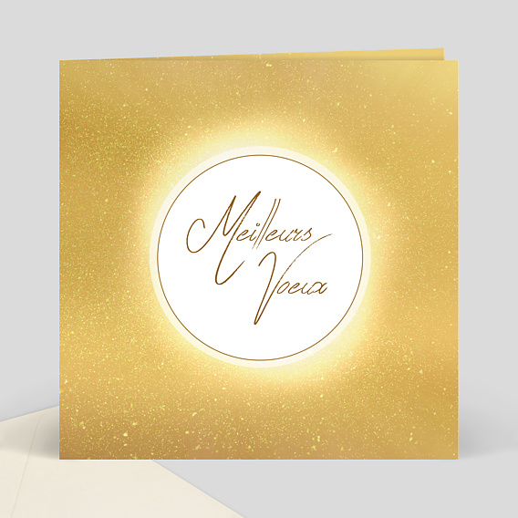 Carte de Voeux Particuliers Éclatante