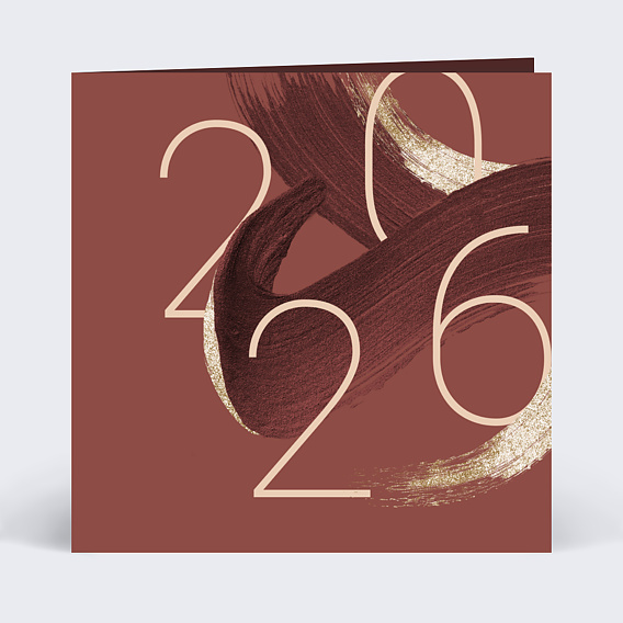 Carte De Voeux Peinture Popcarte