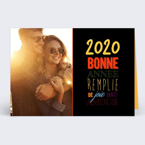 Carte de Voeux Particuliers Carte de voeux personnalisée