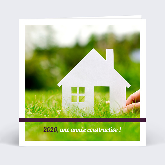 Carte de Voeux Entreprise Carte de vœux professionnel 2020