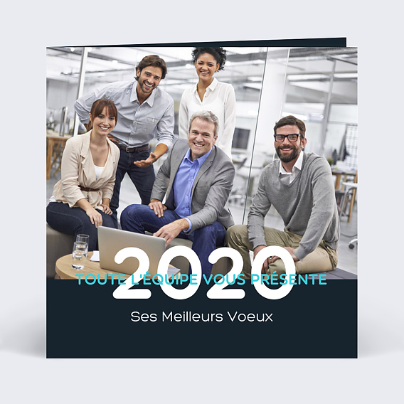Carte de Voeux Entreprise Carte de voeux professionnelle personnalisable
