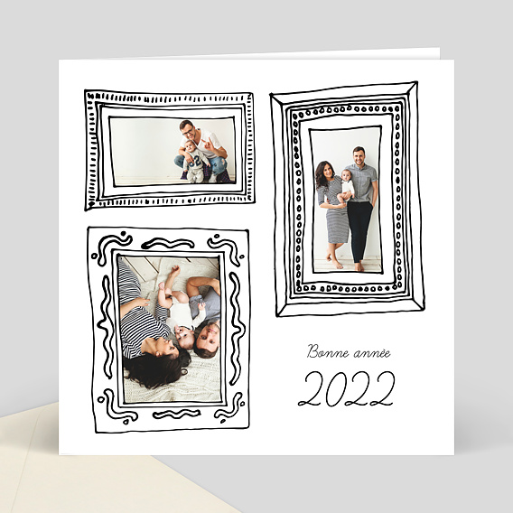 Carte de Voeux Particuliers Tableaux