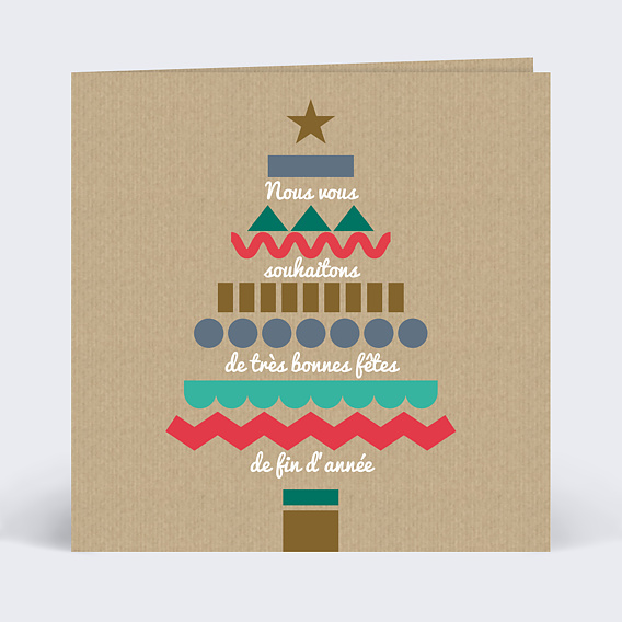 Carte de Noël Carte noel sapin
