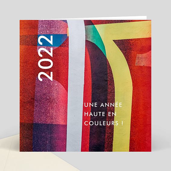 Carte de Voeux Entreprise Carte de voeux artistique