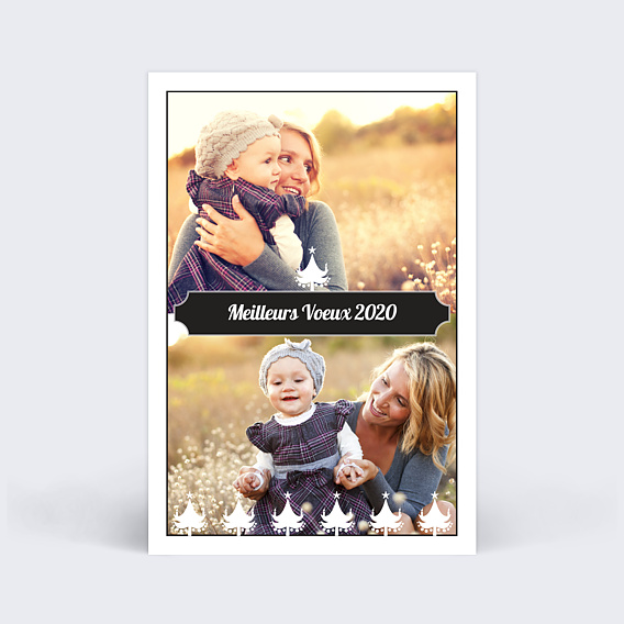 Carte de Voeux Particuliers Carte voeux cadre