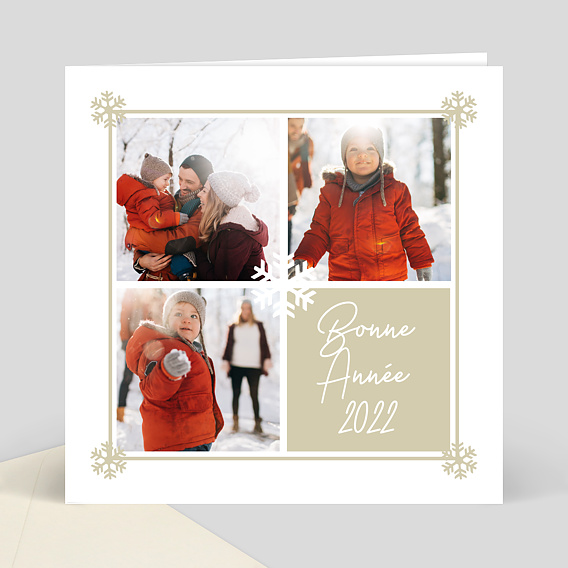 Carte de Voeux Particuliers Carte de voeux élégance