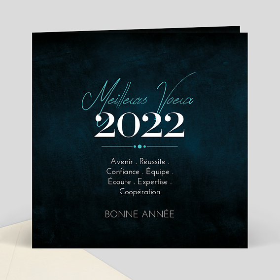 Carte de Voeux Entreprise Carte vœux entreprise 2022