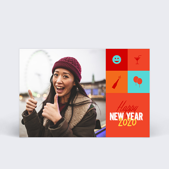 Carte de Voeux Particuliers Carte voeux nouvelle année