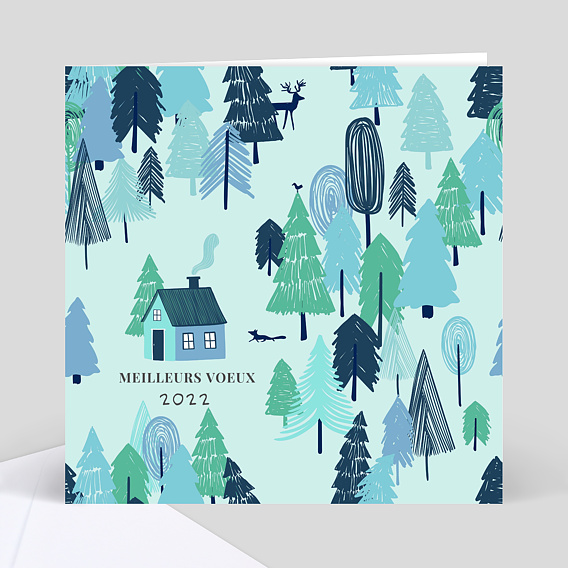 Carte de Voeux Entreprise Carte de vœux tendance