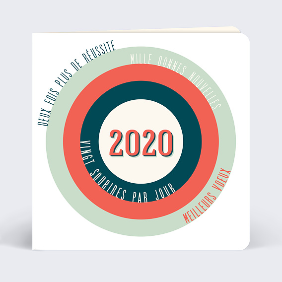 Carte de Voeux Entreprise Cible rêves