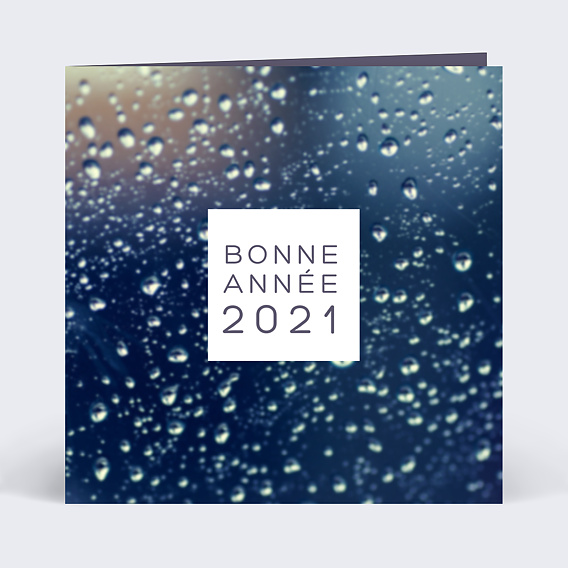 Carte de Voeux Entreprise Contreforme eau