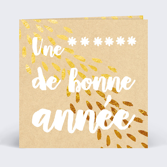 Carte de Voeux Particuliers Enthousiasme