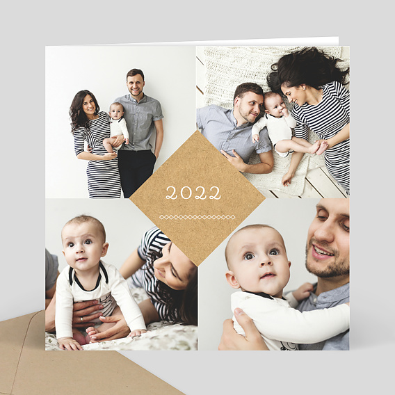 Carte de Voeux Particuliers Instant élégant