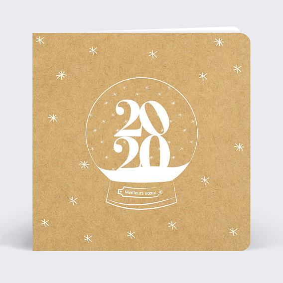 Carte de Voeux Particuliers Let it snow