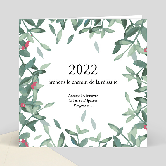 Carte de Voeux Entreprise Meilleurs voeux entreprise