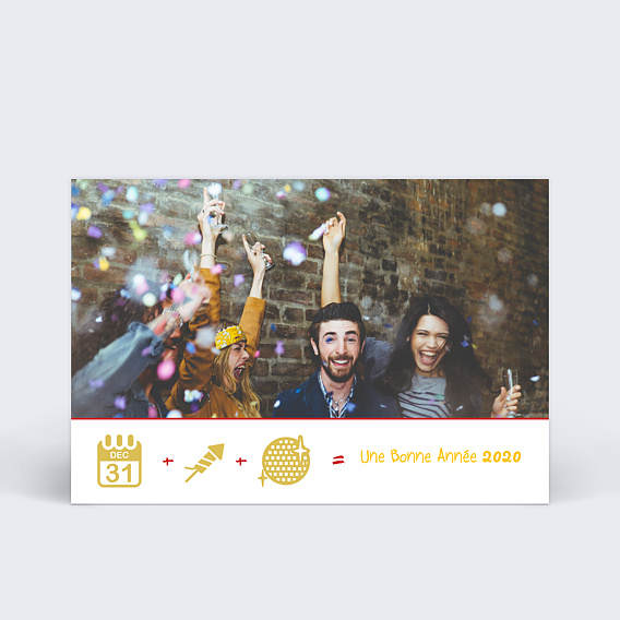 Carte de Voeux Particuliers Nouvel an carte