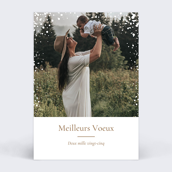 Carte de voeux Pois pois