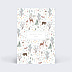 Carte de Voeux Particuliers Aquarelle Sapin