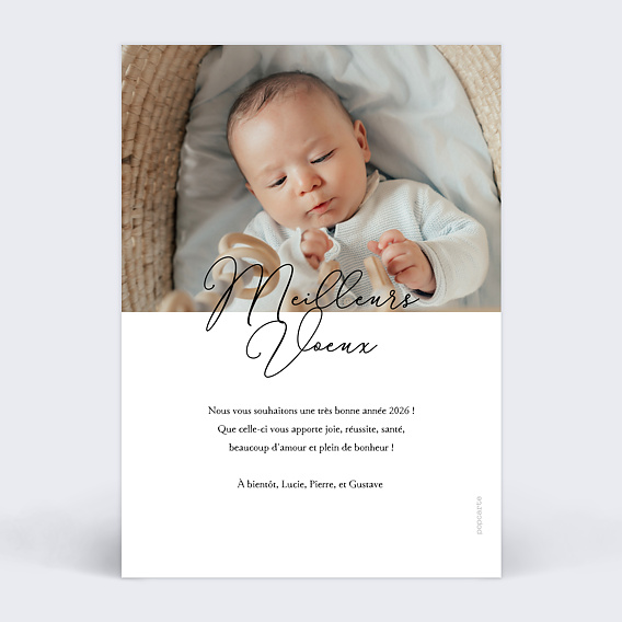 Carte de voeux Pêle-Mêle Verso