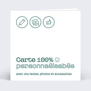 Carte de Voeux Particuliers Carte de voeux personnalisée