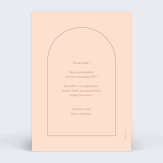 Carte de Voeux Particuliers Meilleurs voeux design