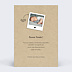 Carte de voeux Carte voeux polaroid Verso