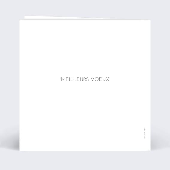 Carte de voeux Photo-puzzle Verso