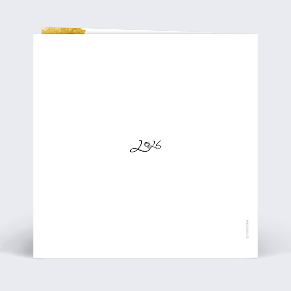 Carte de vœux entreprise Pinceau Verso