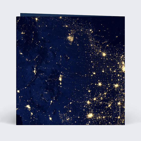 Carte de vœux entreprise Vœux Originaux Entreprise Verso