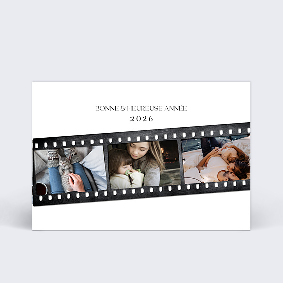 Carte de Voeux Particuliers Carte de Voeux cinéma