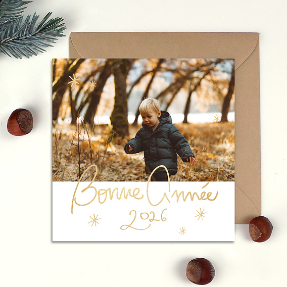 Carte de voeux Souhait festif