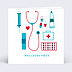 Carte de vœux entreprise Sacoche de Médecin Recto