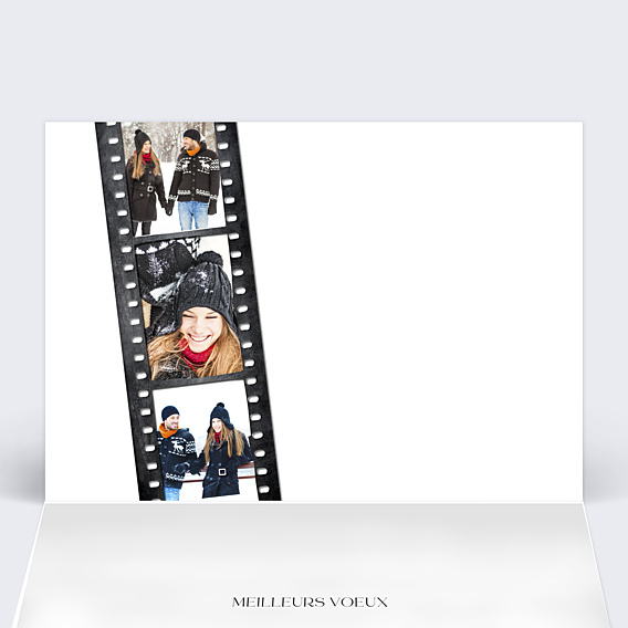 Carte de Voeux Particuliers Carte de Voeux cinéma