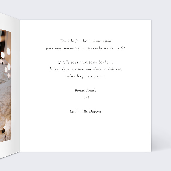 Carte de voeux Bretagne Intérieur Droit