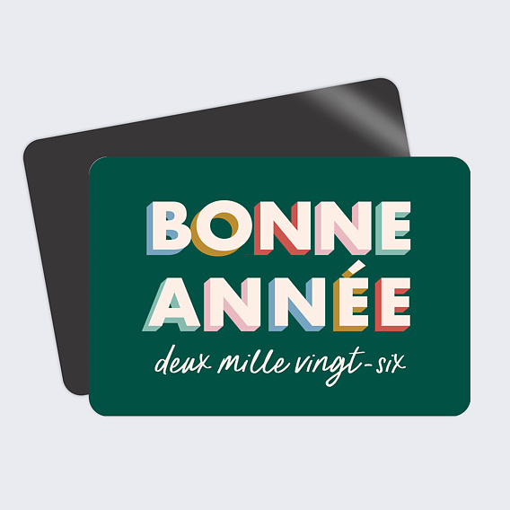 Carte de voeux Carte de voeux colorés