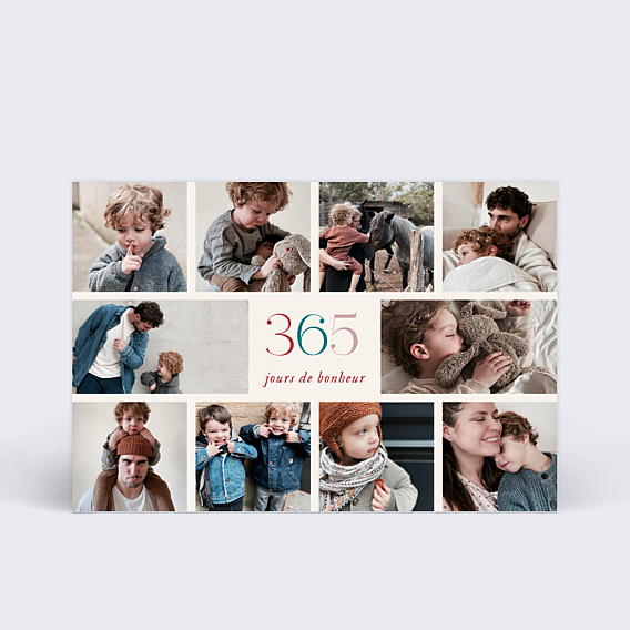 Carte de Voeux Particuliers 365 jours