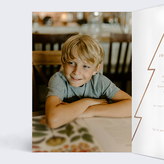 Carte de voeux Carte de voeux pour Noël Intérieur Gauche