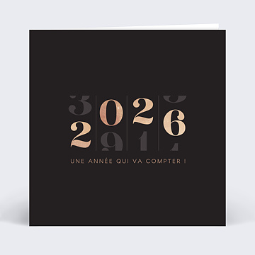 Carte de voeux virtuelle entreprise 2022 Carte de voeux comptable