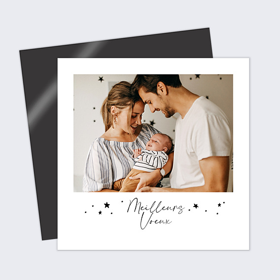 Carte de Voeux Particuliers Etoiles