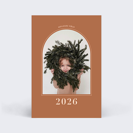 Carte de Voeux Particuliers Meilleurs voeux design