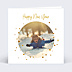 Carte de Voeux Particuliers Golden dots