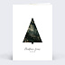 Carte de vœux entreprise Sapins Graphiques Recto