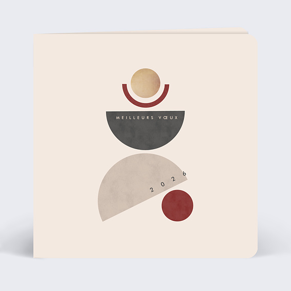 Carte de vœux entreprise Equilibre Après 4