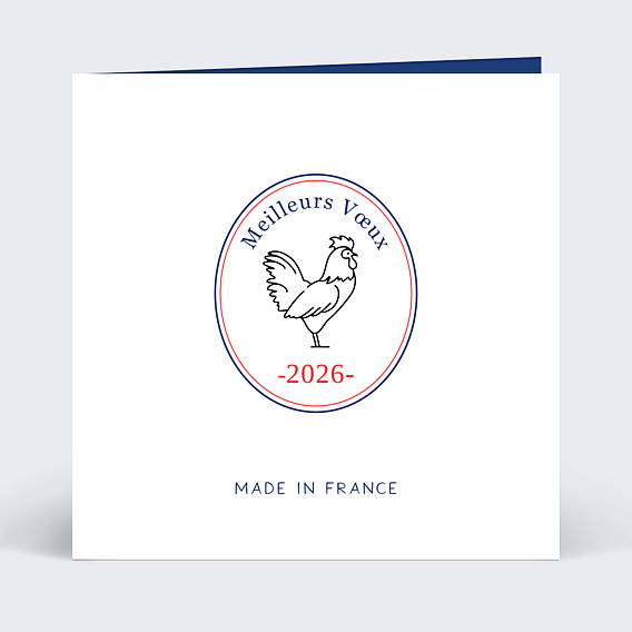 Carte de Voeux Entreprise 2026 made in france