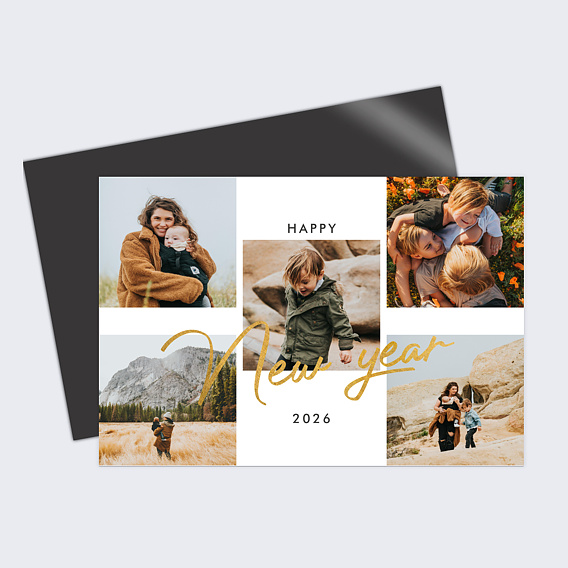 Carte de voeux Carte voeux écriture manuscrite