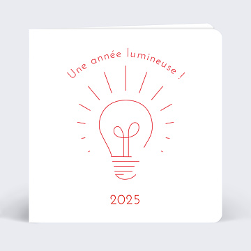 Carte de Voeux Entreprise Anne Lumineuse