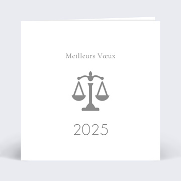 Carte de Vux Entreprise Carte de voeux avocat