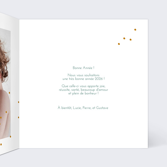 Carte de voeux Forêt Intérieur Droit