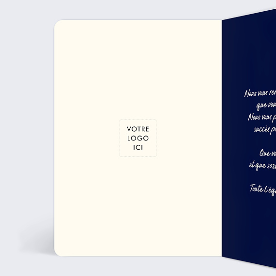 Carte de vœux entreprise Team Sourires Intérieur Gauche