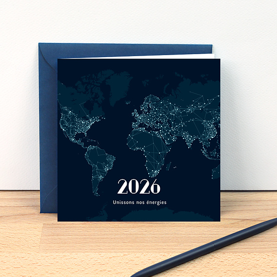 Carte de vœux entreprise Carte de voeux Unissons nos énergies Après 4
